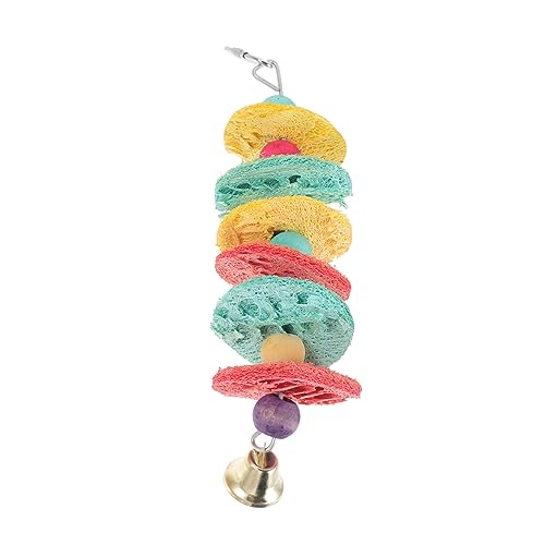 ERINGOGO Parrot Loofah Spielzeug Für Vögel Hängendes Kauspielzeug Für Papageien Und Wellensittiche Sicher Und Langlebig Für Nagen Und Spielen Käfigen ERINGOGO Parrot Loofah Spielzeug Für Vögel Hängendes Kauspielzeug Für Papageien Und Wellensittiche Sicher Und Langlebig Für Nagen Und Spielen Käfigen von ERINGOGO