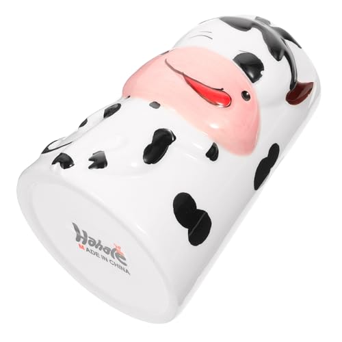 ERINGOGO Keramik Hamster Wasserflaschenhalter mit Cartoon Kuh Design Langlebig und Verschleißfest Geeignet für Hamster und Kaninchen Praktischer Trinkflaschenständer für Kleine Haustiere ERINGOGO Keramik Hamster Wasserflaschenhalter mit Cartoon Kuh Design Langlebig und Verschleißfest Geeignet für Hamster und Kaninchen Praktischer Trinkflaschenständer für Kleine Haustiere von ERINGOGO
