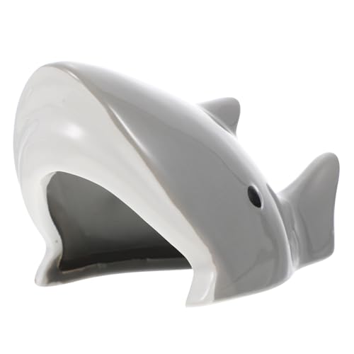 ERINGOGO Keramik Hamsterhaus Fisch Form Sommer Nest Kleines Haustierversteck Langlebig Geruchsneutral Geeignet für Meerschweinchen und Kleine Nagetiere ERINGOGO Keramik Hamsterhaus Fisch Form Sommer Nest Kleines Haustierversteck Langlebig Geruchsneutral Geeignet für Meerschweinchen und Kleine Nagetiere von ERINGOGO