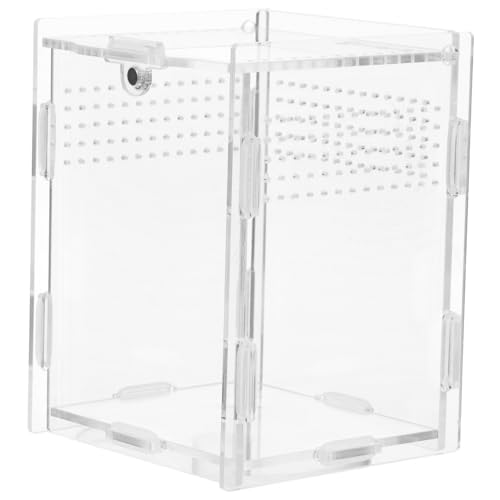 ERINGOGO Klare Futterboxen Reptilien-Amphibien-träger Käfig Für Tierlebensräume Reptilien -fütterungsbehälter Reptilien-Terrarium-kit Drinnen Fall Gecko Schlange Container Transparent Acryl von ERINGOGO