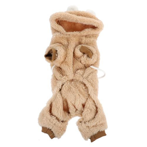 ERINGOGO Kleidung Für Haustierhunde Puffer Hundespielzeug Hundekleidung Züchten Windhund Welpe Atmungsaktive Hundeschuhe Für Kleine Hunde Hund Cool Rassen Dackel Mäntel Polarfleece Khaki von ERINGOGO