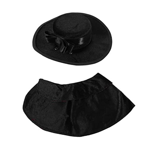 ERINGOGO Kleidung für Haustiere Mantel Perücken Hunde-Outfits Haustier-Halloween-Hut Hund Katze Cosplay Perücke lustig UPS Halloween-Haustierkostüm Haustier verkleiden Black von ERINGOGO