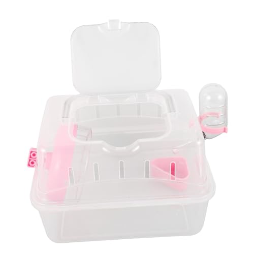 ERINGOGO Kleiner Pastoralkäfig Tragbarer Hamsterkäfig Hamster -Reisekäfig tragen Kleiner Tierkäfig Hamsterträgerkäfig Kleintiertransporter Tragbare Transportbox für Hamster Plastik ERINGOGO Kleiner Pastoralkäfig Tragbarer Hamsterkäfig Hamster -Reisekäfig tragen Kleiner Tierkäfig Hamsterträgerkäfig Kleintiertransporter Tragbare Transportbox für Hamster Plastik von ERINGOGO