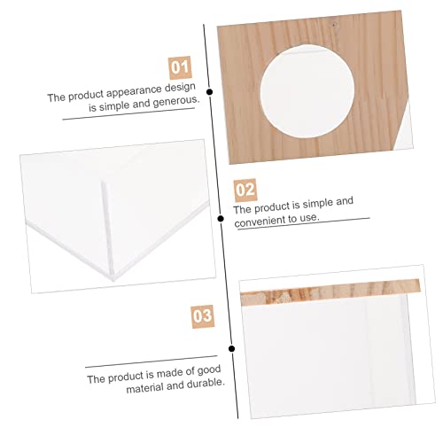 ERINGOGO Kleintier Sandbad Box aus Transparentem mit Halbem Holzdeckel Multifunktional als Hamsterbadewanne Toilette und Futterstelle Atmungsaktiv und Sicher für Kleine Haustiere ERINGOGO Kleintier Sandbad Box aus Transparentem mit Halbem Holzdeckel Multifunktional als Hamsterbadewanne Toilette und Futterstelle Atmungsaktiv und Sicher für Kleine Haustiere von ERINGOGO