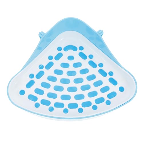 ERINGOGO Kleintier Toilette aus Robustem Kunststoff Eckige Kaninchentoilette mit Rutschfestem Design Einfache für Kaninchen Meerschweinchen Hamster und Chinchilla Platzsparend für Käfige ERINGOGO Kleintier Toilette aus Robustem Kunststoff Eckige Kaninchentoilette mit Rutschfestem Design Einfache für Kaninchen Meerschweinchen Hamster und Chinchilla Platzsparend für Käfige von ERINGOGO