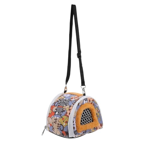 ERINGOGO Kleintier Tragetasche mit Tiermotiv Outdoor Haustier Transporttasche für Hamster Igel Chinchilla und Meerschweinchen Atmungsaktiv Bequem für Spaziergänge und Reisen ERINGOGO Kleintier Tragetasche mit Tiermotiv Outdoor Haustier Transporttasche für Hamster Igel Chinchilla und Meerschweinchen Atmungsaktiv Bequem für Spaziergänge und Reisen von ERINGOGO