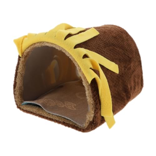 ERINGOGO Kleintier Tunnelhaus für Hamster und Meerschweinchen Farbiger Schlafplatz und Spieltunnel für Kleine als Versteck und Rückzugsort für Haustiere von ERINGOGO