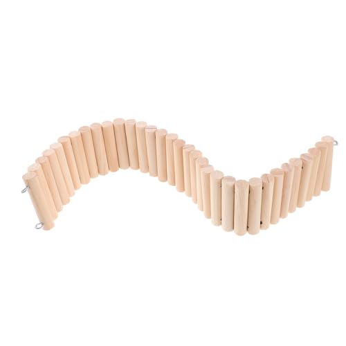 ERINGOGO Hamster Holzleiter Brücke Für Kleintiere Biegsame Klettertreppe Und Plattform Für Hamster Chinchillas Und Andere Kleine Haustiere Fördert Aktivität Und Spielspaß ERINGOGO Hamster Holzleiter Brücke Für Kleintiere Biegsame Klettertreppe Und Plattform Für Hamster Chinchillas Und Andere Kleine Haustiere Fördert Aktivität Und Spielspaß von ERINGOGO