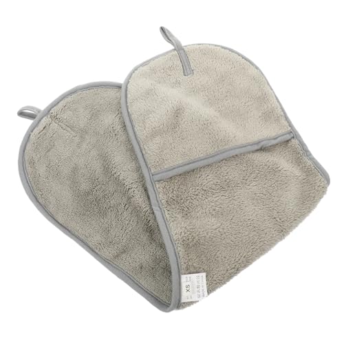 ERINGOGO Korallenfleece Haustier Handtuch Schnell Trocknendes Hundetuch Katzenbadetuch Saugstarkes Haustier Badetuch für Kleine bis Mittlere Hunde und Katzen von ERINGOGO