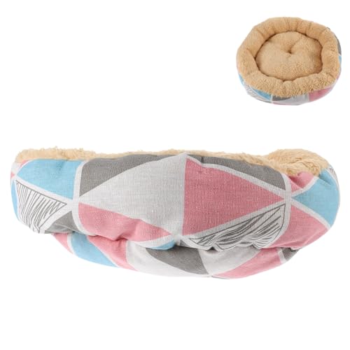 ERINGOGO Kreatives Donut Haustierbett Für Kleine Und Mittelgroße Und Katzen Flauschiges Warmes Für Innenbereich Gemütlicher Schlafplatz Für Haustier ERINGOGO Kreatives Donut Haustierbett Für Kleine Und Mittelgroße Und Katzen Flauschiges Warmes Für Innenbereich Gemütlicher Schlafplatz Für Haustier von ERINGOGO