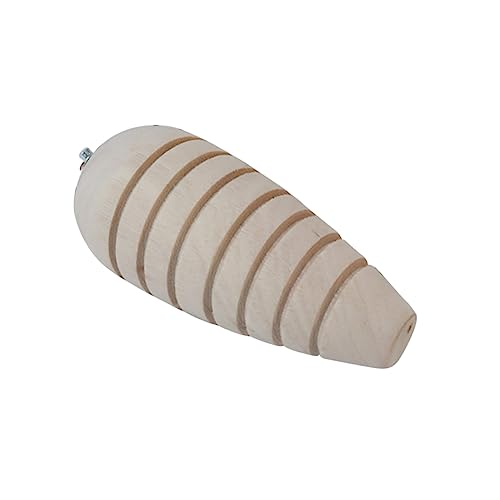 ERINGOGO Kreatives Holzspielzeug Für Kleine Haustiere Karottenform Für Hamster Und Meerschweinchen Zahnpflege Molar Aus Naturholz Für Kauen Und Mentale Stimulation von ERINGOGO
