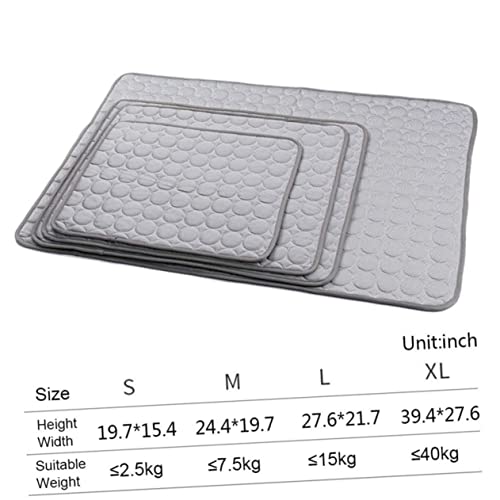 ERINGOGO Kühlmatte für Haustiere Selbstkühlendes Kissen für Hunde und Katzen Sommer Kühlmatte Kratzfest und Leicht zu Reinigen Strapazierfähiges und Umweltfreundliches Material ERINGOGO Kühlmatte für Haustiere Selbstkühlendes Kissen für Hunde und Katzen Sommer Kühlmatte Kratzfest und Leicht zu Reinigen Strapazierfähiges und Umweltfreundliches Material von ERINGOGO
