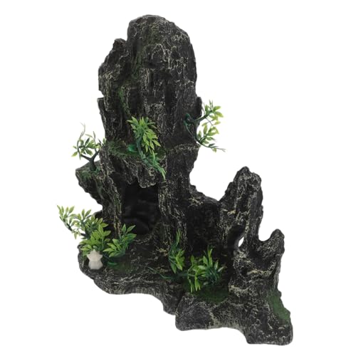 ERINGOGO Künstlicher Aquarium Felsen Große Dekoration Fischversteck Schrimp Höhle Resin Stein Nachbildung für Natürliche Aquarienlandschaft und Sicheren Lebensraum ERINGOGO Künstlicher Aquarium Felsen Große Dekoration Fischversteck Schrimp Höhle Resin Stein Nachbildung für Natürliche Aquarienlandschaft und Sicheren Lebensraum von ERINGOGO