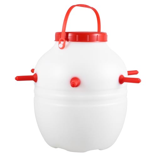 ERINGOGO Lammfütterungsflasche Dicke Kunststoff Milchflasche für Schafe Ziegen Hunde Schweine Große Kapazität mit Nippeln Temperaturbeständig und Wiederverwendbar Zufällige Farbe von ERINGOGO