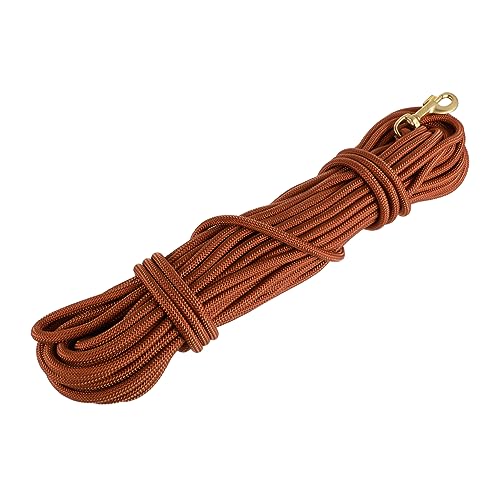 ERINGOGO Leine schwer Pflicht Ausbildung Hund gehen für lang groß handhaben erweitert Erweiterbar Heimtierbedarf Haustier Führstrick Welpe Führstrick Nylon Coffee von ERINGOGO