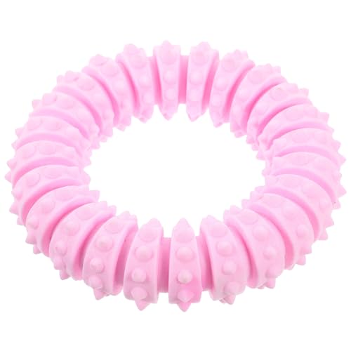 ERINGOGO Mahlen-resistente Zähnereinungsring knete knetspielzeug chew Toys for Dogs hundebar thecircle Zahnen Welpenspielzeug Wurfkreisspielzeug lustige hundespielzeuge Rosa ERINGOGO Mahlen-resistente Zähnereinungsring knete knetspielzeug chew Toys for Dogs hundebar thecircle Zahnen Welpenspielzeug Wurfkreisspielzeug lustige hundespielzeuge Rosa von ERINGOGO