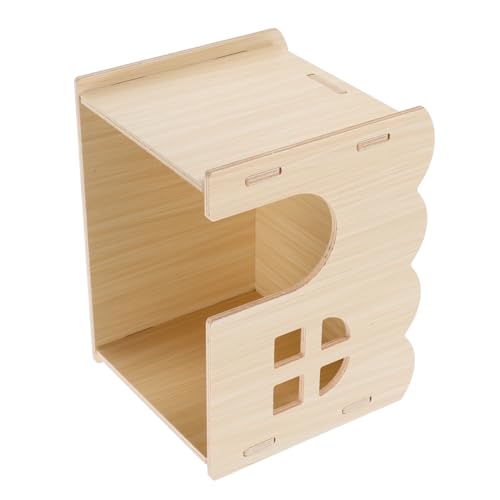 ERINGOGO Multi Hamsterhaus aus Holz Versteck für Kleine Haustiere zu Installieren Reinigen Langlebiges Nagerzubehör für Hamster ERINGOGO Multi Hamsterhaus aus Holz Versteck für Kleine Haustiere zu Installieren Reinigen Langlebiges Nagerzubehör für Hamster von ERINGOGO