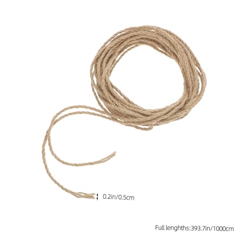ERINGOGO Natürliche Sisal kratzsäule DIY Katzenbaum Ersatzteil Flexibel Montagefreundlich Vielseitig für Krallenpflege und Katzenkletterspaß Zuhause von ERINGOGO
