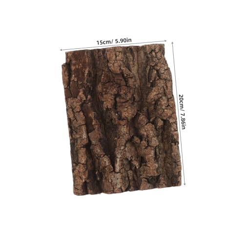 ERINGOGO Natürlicher Korkrinden Terrarium Hintergrund Dekorative Baumrinde für Reptilienbecken Fördert Klettern und Erkundung Geeignet für Bartagamen Gecko Spinne und Chamäleon von ERINGOGO
