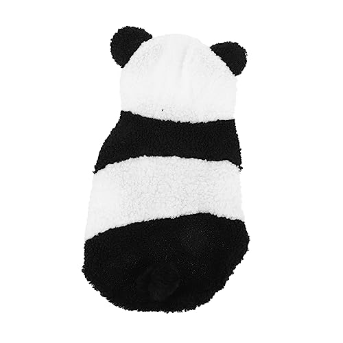 ERINGOGO Panda Hundekleidung Warme Haustierkleidung Kleine Hundekleidung Lustige Hundekleidung Chihuahua Kleidung Tier Pyjama Hundekostüm Fellpflege Urlaubskostüm Für Haustiere von ERINGOGO