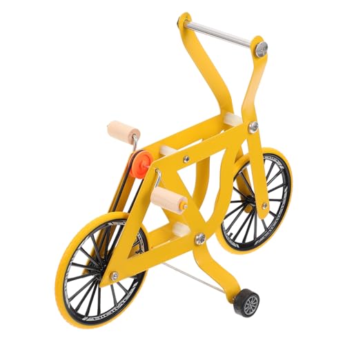 ERINGOGO Papagei Intelligenzspielzeug Fahrrad Trainingsspielzeug für Vögel Großes Lustiges Vogelspielzeug zur Beschäftigung Fördert Bewegung und Einsamkeit Geeignet für Wellensittiche und von ERINGOGO