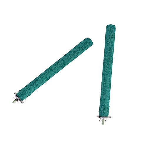 ERINGOGO Papagei Kletterständer mit Grindstick Vogelspielzeug für Sittiche Nymphensittiche Kleine Vögel Sicher und Langlebig Fördert Bewegung Koordination für Zuhause und Zufällige Farbe von ERINGOGO
