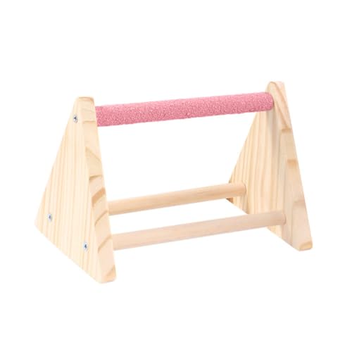 ERINGOGO Papagei Sitzstange aus Natürlichem Holz Multifunktionale Krallenpflege für Vögel und Robust für Käfige Fördert Spiel und Beschäftigung Zufällige Farbe Zufällige Farbe von ERINGOGO