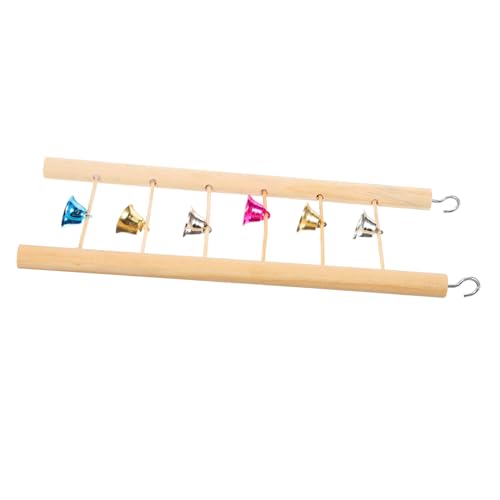 ERINGOGO Papageienschrittspielzeug Vogelleitern Für Papageien Papagei Kletterleiter Glocke Vogelkletternspielzeug Sitzstange Für Vögel Drinnen Vogelbarsch Holzvogel Barsch Hölzern ERINGOGO Papageienschrittspielzeug Vogelleitern Für Papageien Papagei Kletterleiter Glocke Vogelkletternspielzeug Sitzstange Für Vögel Drinnen Vogelbarsch Holzvogel Barsch Hölzern von ERINGOGO