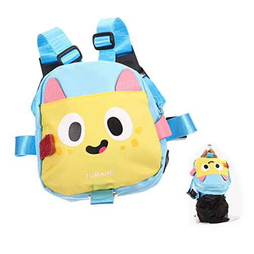 ERINGOGO Pet Backpack für Kleine Verstellbar für Training und Reisen Hundetragetasche mit Großer Kapazität für Snacks Wasser von ERINGOGO