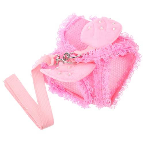 ERINGOGO Pet Brustgeschirr Rosa Angel Design Katzen und Hundegeschirr Atmungsaktiv Leicht Verstellbar Sicher Komfortabel für Kleine Haustiere S Zufällige Farbe ERINGOGO Pet Brustgeschirr Rosa Angel Design Katzen und Hundegeschirr Atmungsaktiv Leicht Verstellbar Sicher Komfortabel für Kleine Haustiere S Zufällige Farbe von ERINGOGO