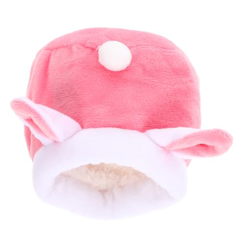ERINGOGO Plüsch Haustier Schlafnest Warmes Kuschelbett für Hamster Meerschweinchen Kaninchen Flauschige Höhle Schlafhaus Gefüttert Verschiedene Designs Geeignet für Kleine Kleintiere von ERINGOGO