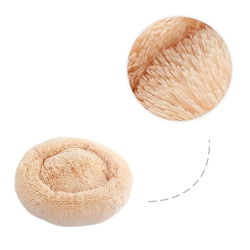 ERINGOGO Plüschnest Kätzchenbett Hunde Bett Haustierbett Katzenplüsch Katzenbett Katzenhöhle Hundeversorgung Rundes Donut-Katzen- und Hundekissenbett Bettkissen für Haustiere Beige ERINGOGO Plüschnest Kätzchenbett Hunde Bett Haustierbett Katzenplüsch Katzenbett Katzenhöhle Hundeversorgung Rundes Donut-Katzen- und Hundekissenbett Bettkissen für Haustiere Beige von ERINGOGO