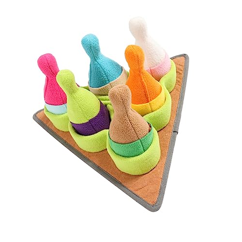 ERINGOGO Quietschende Bowlingmatte für Interaktive Futtermatte für Welpen rutschfest für Hundetrainings und Schnüffelspiele Sicheres für Haustiere ERINGOGO Quietschende Bowlingmatte für Interaktive Futtermatte für Welpen rutschfest für Hundetrainings und Schnüffelspiele Sicheres für Haustiere von ERINGOGO