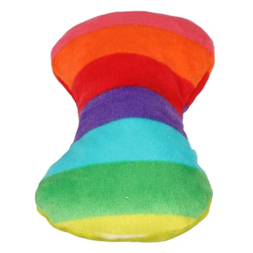 ERINGOGO Bunter Kauspielzeug Für Hunde Strapazierfähiges Quietschspielzeug Für Welpen Und Kleine Hunde Multifunktionales Spielzeug Zur Zahnpflege Und Interaktion Für Spiel Und Training von ERINGOGO