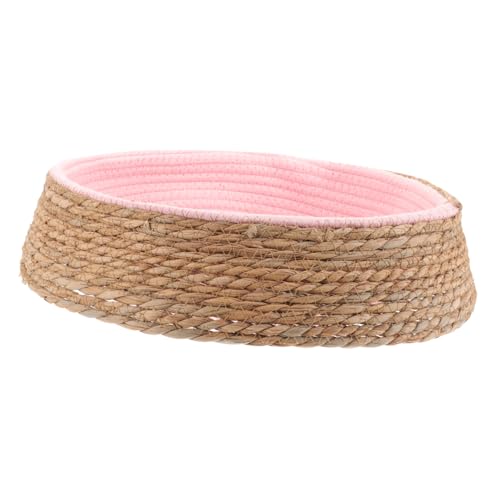 ERINGOGO Rattan Haustierbett Hunde Und Katzenkäfig Haustier Schlafunterlage Haustier Schlafunterlagen Seegras Kätzchenbett Korb Welpenmatte Gewebte Haustiernestmatten ERINGOGO Rattan Haustierbett Hunde Und Katzenkäfig Haustier Schlafunterlage Haustier Schlafunterlagen Seegras Kätzchenbett Korb Welpenmatte Gewebte Haustiernestmatten von ERINGOGO