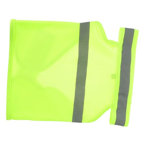 ERINGOGO Reflektierende Hundeweste Hochsichtbare Jagdweste in Fluoreszierendem Gelb Verstellbare Sicherheitsweste für Mittelgroße Hunde Outdoor Spaziergänge und Aktivitäten von ERINGOGO