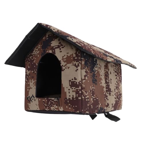 ERINGOGO Regenfestes Katzenhaus Für Den Außenbereich Außenkatzenhaus Wetterfest Beheiztes Katzenhaus Im Freien Katzenhöhlenbett Kleine Häuser Katzenzelt Im Freien Kleines Coffee Stoff ERINGOGO Regenfestes Katzenhaus Für Den Außenbereich Außenkatzenhaus Wetterfest Beheiztes Katzenhaus Im Freien Katzenhöhlenbett Kleine Häuser Katzenzelt Im Freien Kleines Coffee Stoff von ERINGOGO