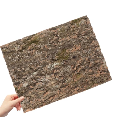 ERINGOGO Reptilien Baumrinde Terrarium Dekoration Kletterwand Korkrinde Plattform für Echsen Schildkröten Natürliche Kletterhilfe und Rückzugsort Langlebig und Sicher ERINGOGO Reptilien Baumrinde Terrarium Dekoration Kletterwand Korkrinde Plattform für Echsen Schildkröten Natürliche Kletterhilfe und Rückzugsort Langlebig und Sicher von ERINGOGO