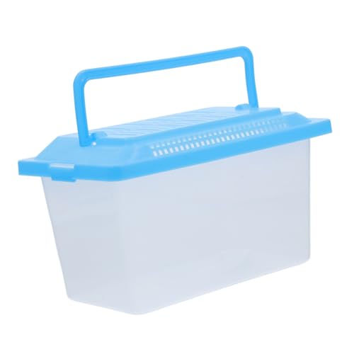 ERINGOGO Reptilien Fütterungsbox Tragbarer Aquarienbehälter Transparent für Schildkröten und Kleintiere Leicht und Kompakt Luftzirkulation für Gesundes Wachstum Einfach zu Reinigen von ERINGOGO