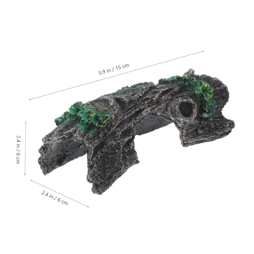 ERINGOGO Reptilien Versteck Höhle aus Premium Harz Baumhöhle Design Dunkel und Sicher für Echsen Spinnen Hamster Kleintier Terrarium Dekoration und Versteckplatz ERINGOGO Reptilien Versteck Höhle aus Premium Harz Baumhöhle Design Dunkel und Sicher für Echsen Spinnen Hamster Kleintier Terrarium Dekoration und Versteckplatz von ERINGOGO