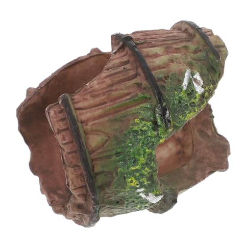 ERINGOGO Terrarium Versteck Höhle Kunststoff Konstruktion Für Reptiliengehege Zur Bereitstellung Von Verstecken Verbesserung Der Ästhetik Lebensraums Mit Belüftungsdesign Für Frische ERINGOGO Terrarium Versteck Höhle Kunststoff Konstruktion Für Reptiliengehege Zur Bereitstellung Von Verstecken Verbesserung Der Ästhetik Lebensraums Mit Belüftungsdesign Für Frische von ERINGOGO