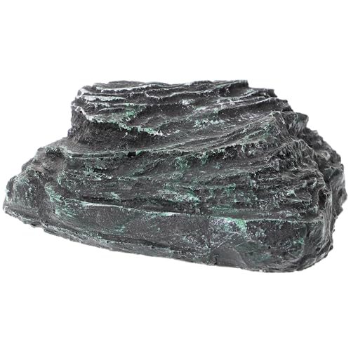 ERINGOGO Schildkröte Schwimmende Terrasse Fischsteinhöhle Moosstein Ornament Aquarium Pflanzenhalter Kunststein Sand Luftstein Aquarium Sonnenbaden Kletterplattform Kleines von ERINGOGO
