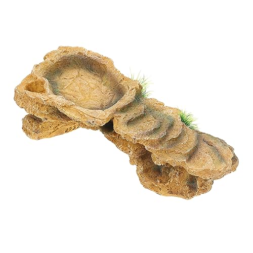ERINGOGO Schildkröten Backplattform Hochwertige Kletterfläche für Reptilienhabitat für Aquarien und Terrarien Sicheres Versteck für Kleine Haustiere Perfektes von ERINGOGO