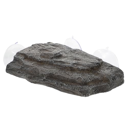 ERINGOGO Schildkröten Sonnenplattform mit Starkem Saugnapf Verstellbare Aquarien Schildkröten Steinförmige Ruheplattform für Wasserschildkröten und Reptilien Dekoratives Terrarienzubehör ERINGOGO Schildkröten Sonnenplattform mit Starkem Saugnapf Verstellbare Aquarien Schildkröten Steinförmige Ruheplattform für Wasserschildkröten und Reptilien Dekoratives Terrarienzubehör von ERINGOGO