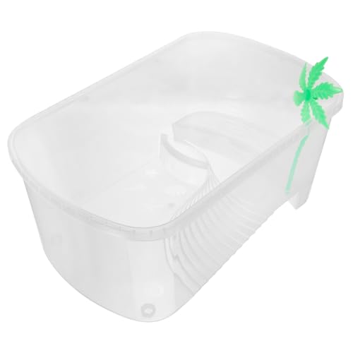 ERINGOGO Schildkrötenbecken Tank Aquarium Lebensraumbecken für Schildkröten Schildkrötenpanzer Aufzuchtbecken für Schildkröten Schildkröten-Lebensbecken Plastik Weiß ERINGOGO Schildkrötenbecken Tank Aquarium Lebensraumbecken für Schildkröten Schildkrötenpanzer Aufzuchtbecken für Schildkröten Schildkröten-Lebensbecken Plastik Weiß von ERINGOGO