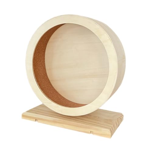 ERINGOGO Silent Hamster Laufrad aus Holz Mittelgroßes Trainingsrad für Zwerghamster und Igel Antirutschspielzeug für Kleintiere Ruhiges Haustier Laufrad für Training und Spiel ERINGOGO Silent Hamster Laufrad aus Holz Mittelgroßes Trainingsrad für Zwerghamster und Igel Antirutschspielzeug für Kleintiere Ruhiges Haustier Laufrad für Training und Spiel von ERINGOGO