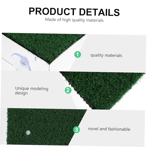 ERINGOGO Simulation Gras Schildkröten Sonnenplattform Kletterset mit Realistischem Rasen für Terrarien und Aquariumdekoration Vielseitig als Ruhe Kletterplattform für Reptilien und ERINGOGO Simulation Gras Schildkröten Sonnenplattform Kletterset mit Realistischem Rasen für Terrarien und Aquariumdekoration Vielseitig als Ruhe Kletterplattform für Reptilien und von ERINGOGO