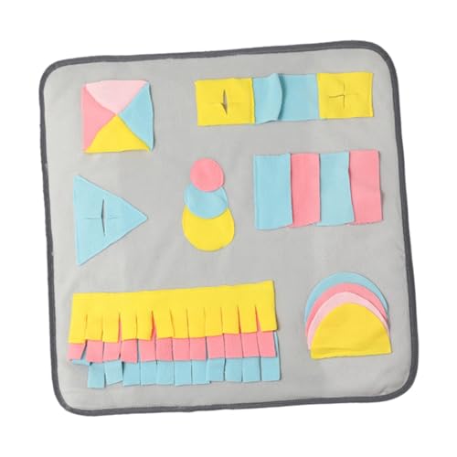 ERINGOGO Slow Feeding Schnüffelmatte Food Hiding Cushion für Hunde Welpen Hamster Langlebige rutschfeste Futtermatte zur Spielerischen Futter und Snacksuche Waschbar Fördert Natürliche von ERINGOGO