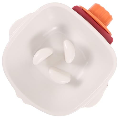ERINGOGO Slow-Food-Schüssel für Haustiere Katzenfutter- und Wassernapf Hundenapf mit Ständer Dog Food Bowl hundefutternapf Verlangsamung des Hundenapfs Slow Feeder Hundenäpfe klein Plastik von ERINGOGO