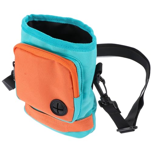 ERINGOGO Snack-Trainings-Gürteltasche behandeln Ausbildung Fanny Abdeckung hundetraining Dog Treat Bag verschleißfester Leckerbissenbeutel für Hunde Taille Leckerlibeutel Polyester Orange von ERINGOGO